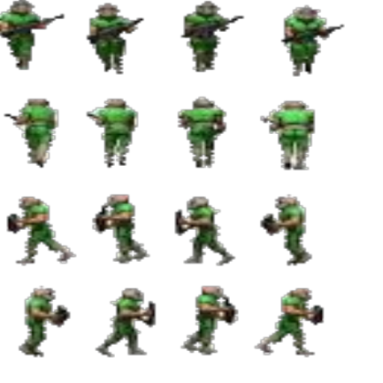 doom guy sprites