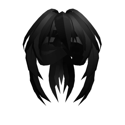 Black Anime Ponytail | Roblox Item - Rolimon's