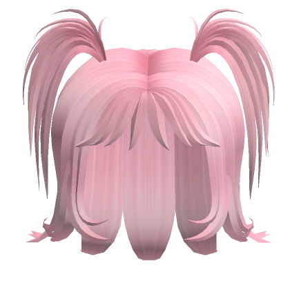 Roblox Item High Wispy Ponytails Pink