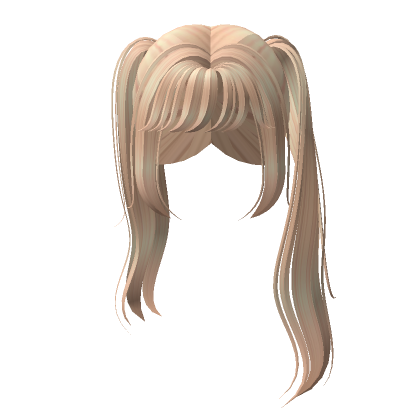 Long messy anime pigtails (blonde)'s Code & Price - RblxTrade