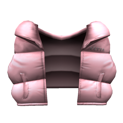 Roblox Item Cette Puffer Vest In Light Pink [3.0]