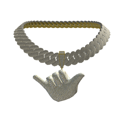 Iced Out Hang Loose Chain | Roblox Item - Rolimon's