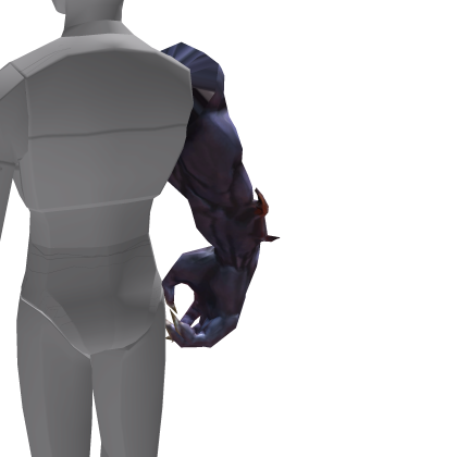 Roblox avatar hanging from a floating platform trying to climb with big  muscles