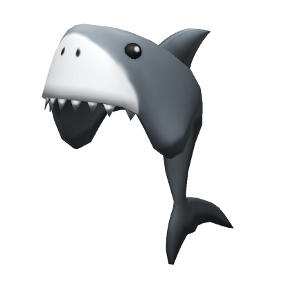 Grey Shark! Shark! Hat - Roblox