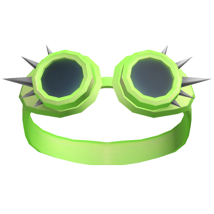 Roblox Item Neon Green Cyber Spiky Goggles