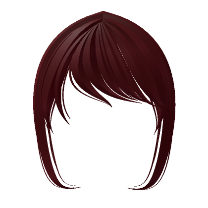 Simple Bangs in Red | Roblox Item - Rolimon's
