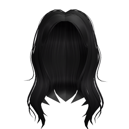 Wavy Black Hair - Roblox