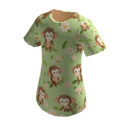 Green Monkey Shirt, Roblox Wiki