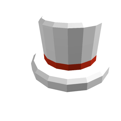 White And Red Top Hat⏳ 