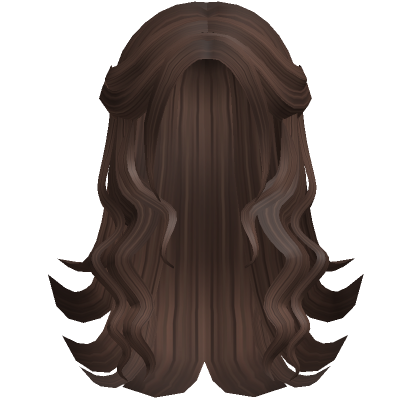 Lush Wavy Hair (Brown) - Roblox