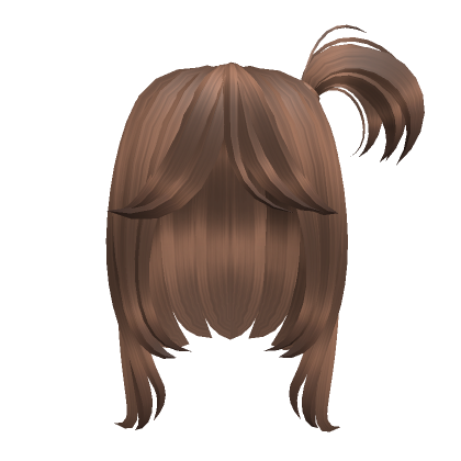 Brown Anime Hair  Roblox Item - Rolimon's