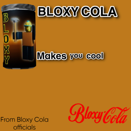 Bloxy Cola poster