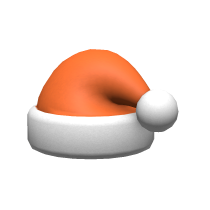 Orange shop christmas hat