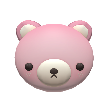 Kawaii Strawberry Bear Mask