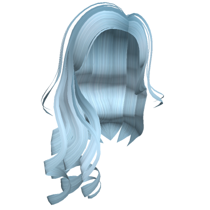 Stylish Blue Curly Hair | Roblox Item - Rolimon's