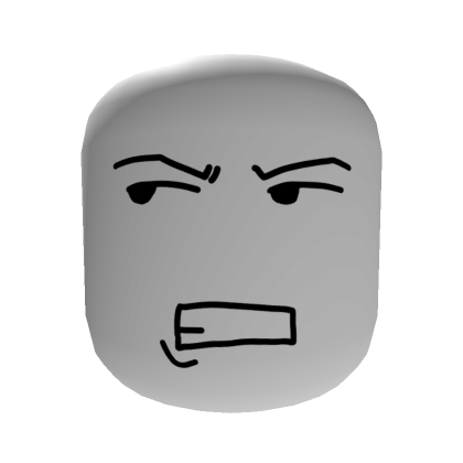 Irritated Face [White]'s Code & Price - RblxTrade