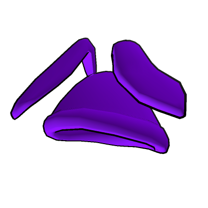 Roblox Item Extremely Purple Bunny Hood