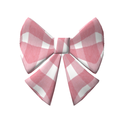 Roblox Item High Ponytail Bow in Pink