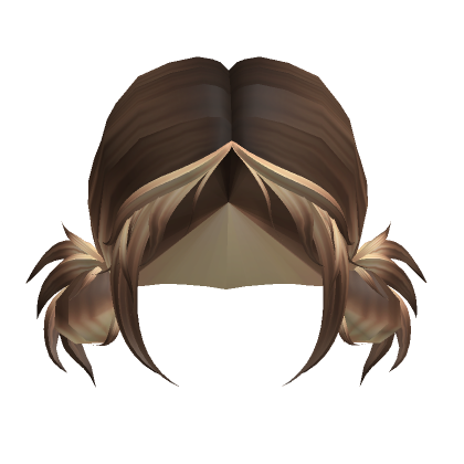 Roblox Item Messy Buns in Blonde & Brown