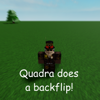 Quadra does a backflip!
