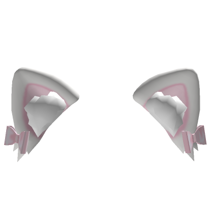 White outlet cat ears