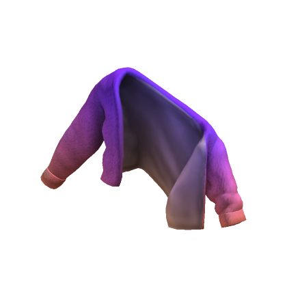 Cozy Fluffy Cute Off-Shoulder Jacket Sunset | Roblox Item - Rolimon's