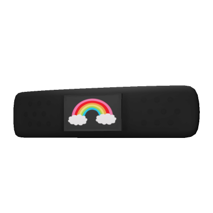 Roblox Item Rainbow Bandage | Black