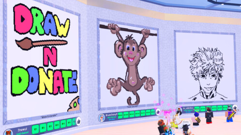 Draw & Donate - Roblox