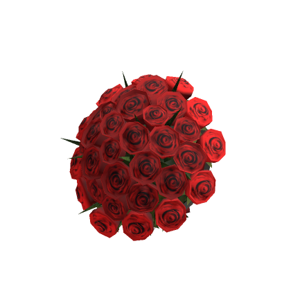 Big Red Roses Bouquet on Hand | Roblox Item - Rolimon's