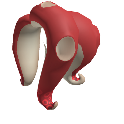 Extra-Curly Upper-Cups Tentacle Hair (Red)'s Code & Price - RblxTrade