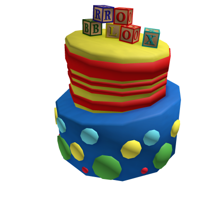 Roblox Item Silly Birthday Cake Hat