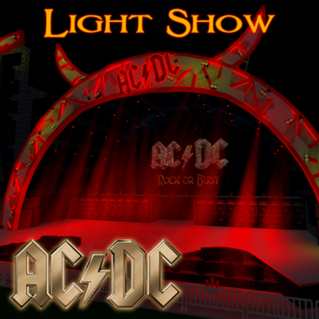 Escenario de conciertos de AC/DC - Rock or Bust (espectáculo de luces)