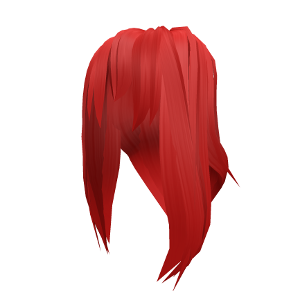 Long Red Anime Hair's Code & Price - RblxTrade