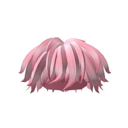 pink emo y2k messy curly anime boy hair | Roblox Item - Rolimon's