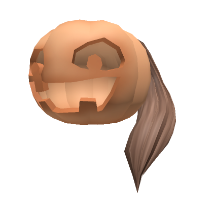 Roblox Item Pumpkin Ponytail (Light Brown)