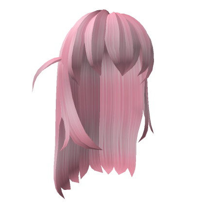 Roblox Item Pink Anime Swoopy Hair