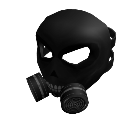 Black Skull Gas Mask | Roblox Item - Rolimon's