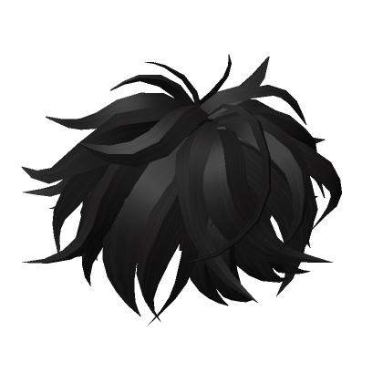 Black Messy Hair  Roblox Item - Rolimon's