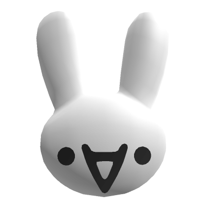 Happy ASCII Bunny Head  Roblox Item - Rolimon's