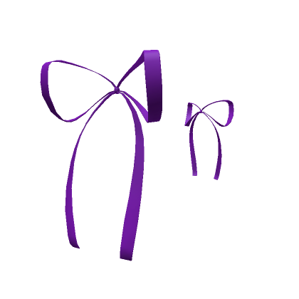 Roblox Item Cute Hair Sidebows (Purple) 