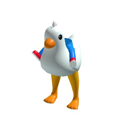 🦆 White Duck Rider Riding Costume | Roblox Item - Rolimon's