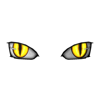 Roblox Item Glowing Cat Eyes Bright Yellow