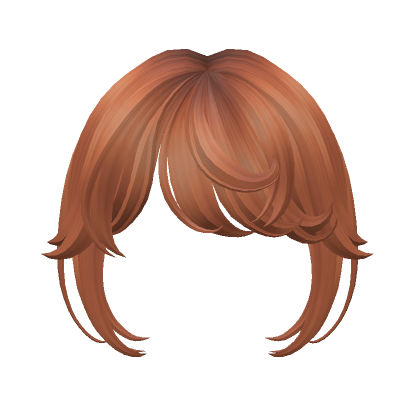 Wavy Popular Y2K Hair with Bangs in Ginger