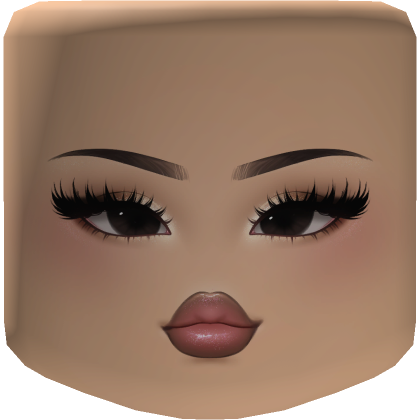 Matte Baddie Lashes Latina Maquillaje Luz Tono de piel - Roblox