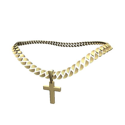 gold cross chain | Roblox Item - Rolimon's