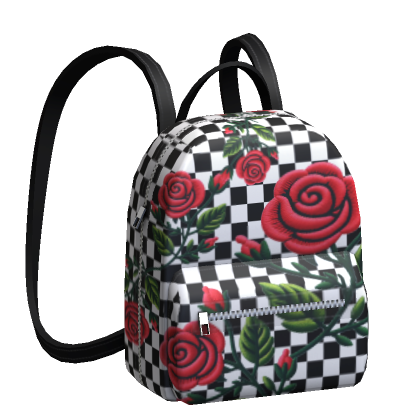 Rose checkerboard backpack new arrivals