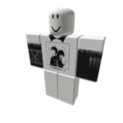 Black and White Cool Anime T Shirt Roblox