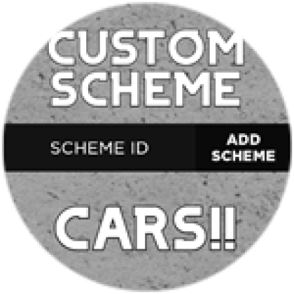 Custom Scheme Cars! - Roblox