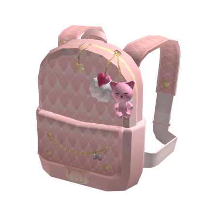 Pink designer backpack online