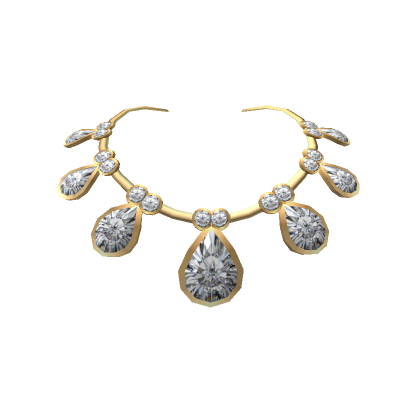 Gold diamond necklace shop id